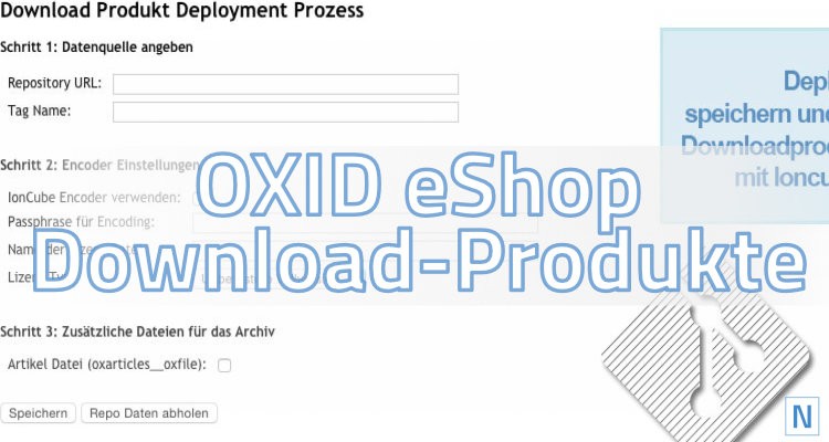 OXID / GIT download producten