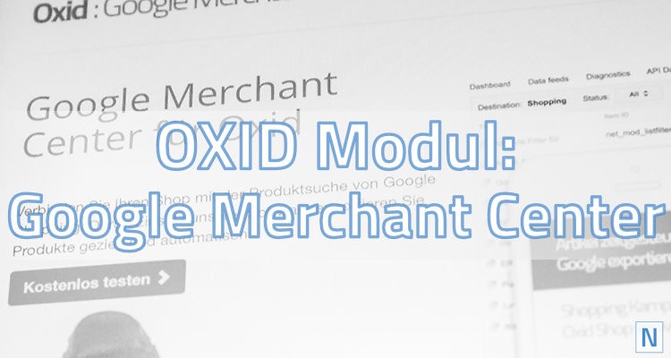 Google Merchant Center & OXID eShop