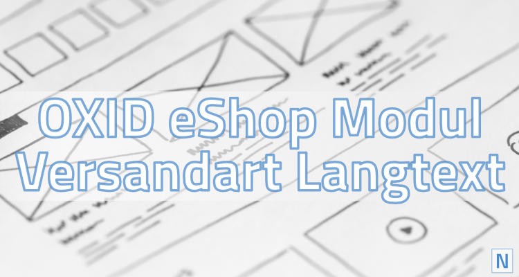 Modul: OXID Versandarten Langtext Beschreibung im Bestellprozess